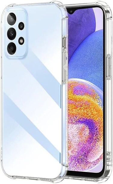 Case for Samsung Galaxy A23 4G Case Cover Clear Back Air Cushion Soft Silicone Shockproof Anti-Scratch Protective Bumper Shell Corner for Galaxy A23 4G (Samsung A23 4g)