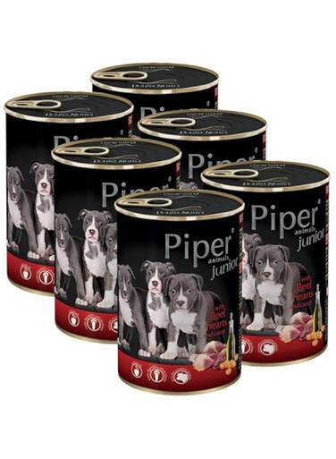 PIPER JUNIOR BEEF HEARTS &amp; CARROT 6x400 g