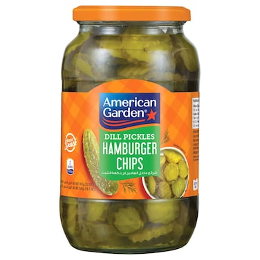 American Garden Dill Flavored Hamburger Pickle, 90.7g