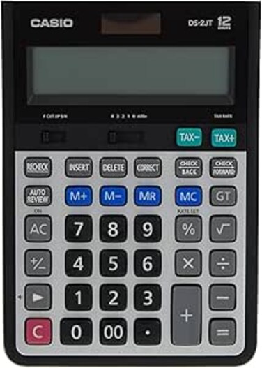 Casio Calculator Desktop Type Heavy-duty DS-2JT-W-DH