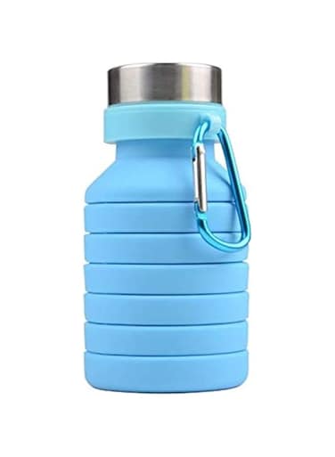 UBOYLI Collapsible Stretchy Silicone Foldable Travel Water Bottle