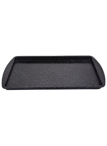 Smile Non-Stick Carbon Steel Cookie Pan with Granite Coating &acirc;&euro;&ldquo; Oven Safe Baking Tray