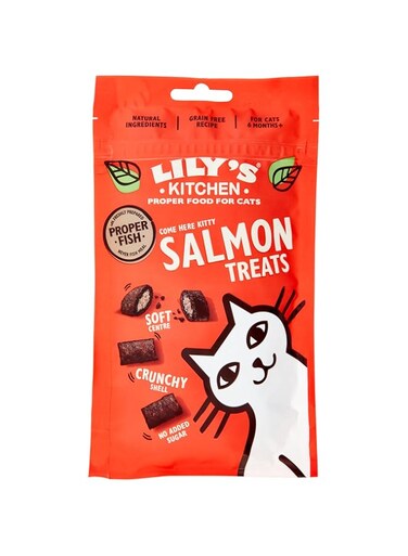 Lily's Kitchen Salmon Pillow Treats - 60G