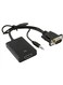 VGA + Audio Converter for HDMI Full HD 1080p