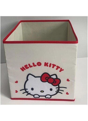MINISO Hello Kitty Apple Collection Fabric Storage Cube