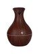Negative Ion Atomization Humidifier, Small Vase Mini Quiet Home Office Usb Humidifier Bottom Anti Slip Rubber Pad, 130ml, Yellow, Brown