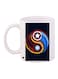 Iron Man And Captain America Logo Printed Coffee Mug White/Red/Blue