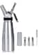 Cream Dispenser,500ml Whipped Cream Charger with Sturdy Aluminum Body And Head,Cream Maker with 3 Decorating Nozzles