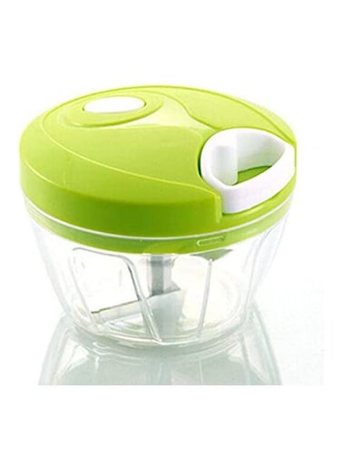 Essential Kitchen Tools Onion Vegetable Chopper Multifunctional Hand Speedy Chopper Vegetable Fruits Chopped Shredders &amp; Slicers Green-Clear