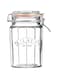 Kilner Glassware Facetted Clip Top Jar, Airtight Seal for Pickling, Preserving, and Storing, 33-1/2-Fluid Ounces