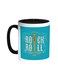 Rock And Roll Printed Coffee Mug Black White