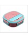 Nova Vibes Gaming Theme Thermal Stainless Steel Bento Box Portable Lunch Box Leakproof Food Storage Container For Children Kids School Lunchbox (Pink)