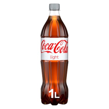 Coca-Cola Light Carbonated Soft Drink PET Bottle, 1L