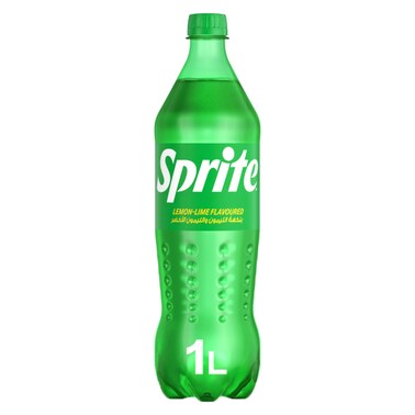 Sprite Lemon Lime Flavoured Carbonated Soft Drink PET Bottle, 1L