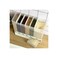 Wall-Mounted Dry Food Dispenser, 6 Compartments, Clear Storage Containers with Individual Portion