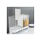 Wall-Mounted Dry Food Dispenser, 6 Compartments, Clear Storage Containers with Individual Portion