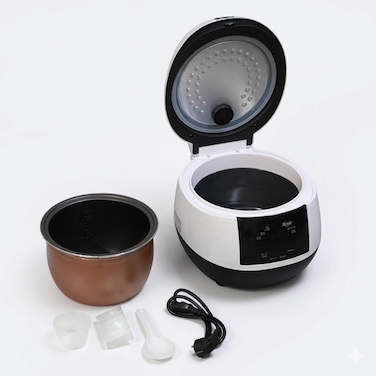 6L Smart Electric Rice Cooker &amp; Multi-Cooker   6 Pre-set Digital Programs   Non-Stick Inner Pot