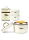 Stainless Steel Bento Box Adult Lunch Box, Bento Box Adult Lunch Box with Lunch Bag, Microwave-Safe Thermal Bento Lunch Container For Adults Kids, Salad Lunch Containers, Set of 3 Bento Lunch Boxes