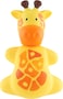 Flipper Hygienic Kids Toothbrush Holder With Suction Cups, High Quality &amp; Patented Design, One Touch Open &amp; Close, For Home Or Travel, Made In Malaysia, Fun Animal Giraffe &amp; Lion, Pack Of 2