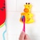 Flipper Hygienic Kids Toothbrush Holder With Suction Cups, High Quality &amp; Patented Design, One Touch Open &amp; Close, For Home Or Travel, Made In Malaysia, Fun Animal Giraffe &amp; Lion, Pack Of 2