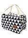 Thermal Insulated Printed Lunch Bag Black/White One Sizecm