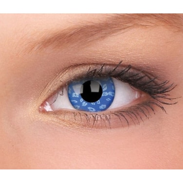 Crazy Lens &ndash; BLUE LEOPARD Halloween &amp; Cosplay Lenses Yearly Disposable &ndash; 2 Lenses
