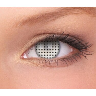 Crazy Lens &ndash; WHITE SCREEN Halloween &amp; Cosplay Lenses Yearly Disposable &ndash; 2 Lenses