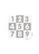 Sunta, Anti-Bacterial Baby Puzzle Mat, 9pcs, Made Of EVA Foam, 100% Non-Toxic, Numbers
