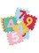 Sunta Mix Textured Numbers Puzzle Baby Mat, Interlocking Puzzle Foam, Baby Mat, Child Floor Mat, odorless and Waterproof, Non-toxic, High Quality EVA Foam, Non-Toxic Bedroom Mat, 9pcs - Assorted