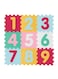 Sunta Mix Textured Numbers Puzzle Baby Mat, Interlocking Puzzle Foam, Baby Mat, Child Floor Mat, odorless and Waterproof, Non-toxic, High Quality EVA Foam, Non-Toxic Bedroom Mat, 9pcs - Assorted