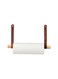 Decor   Japanese Paper Towel Holder - Minimalist Design Towel Bar Made Of Solid Wood And Leather -Wall Mounted Roll Dispenser (Model A)