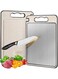 Cutting Board for Kitchen, Double Sided Non-slip Scratch-resistant Mesh Design with Juice Groove Food-Grade Wheat Straw PP Large Chopping Board&iuml;&frac14;&circ;25*36.5cm&iuml;&frac14;&permil;Easy to Clean