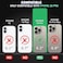 Ultra-Hybrid Back Case Cover for iPhone 16 Pro Compatible with Magsafe   Camera Protection   Hard Crystal Clear Back   (PC &amp; TPU, Transparent) Shockproof