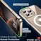 Ultra-Hybrid Back Case Cover for iPhone 16 Pro Compatible with Magsafe   Camera Protection   Hard Crystal Clear Back   (PC &amp; TPU, Transparent) Shockproof