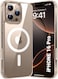 Ultra-Hybrid Back Case Cover for iPhone 16 Pro Compatible with Magsafe   Camera Protection   Hard Crystal Clear Back   (PC &amp; TPU, Transparent) Shockproof