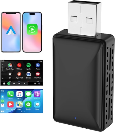 Wireless CarPlay Adapter for OEM Wired Carplay/android Auto Cars from 2016+ to Wireless Connection