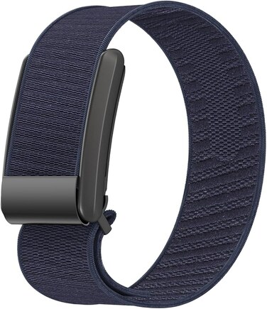 SPECTON Nylon Sport Replacement Band Compatible with Whoop 4.0 Band, Soft and Comfortable Replacement Strap - Midnight Blue