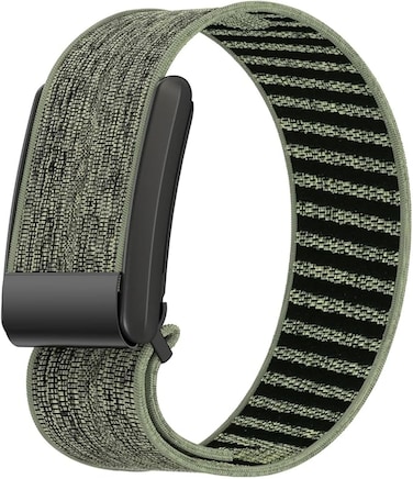 SPECTON Nylon Sport Replacement Band Compatible with Whoop 4.0 Band, Soft and Comfortable Replacement Strap - Grey Green