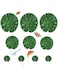 SYOSI 10 Pcs Artificial Lotus Leaves Floating Lotus Leaves, Floating Lily Pads Plastic Foam Water Lily Foliage for Koi Fish Pool Aquarium Crafts Decoration Green