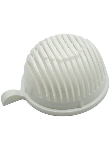 Dubai Gallery Salad Maker And Cutter Bowl White 22.5X18X10Centimeter