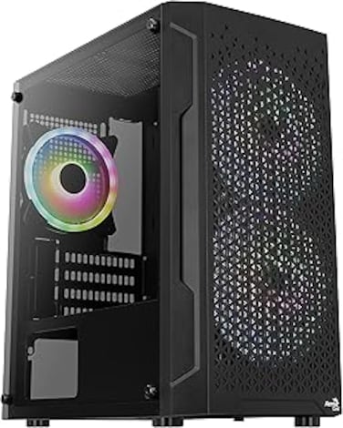 Aerocool Trinity Mini G-BK-v3 Tower Case - Black