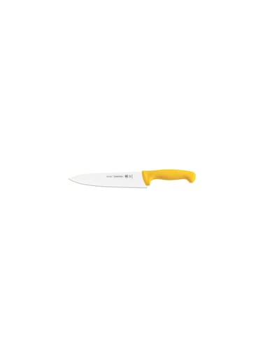 Since 1911, Made In Brazil - Professional 10 Inches Meat Knife with Stainless Steel Blade and Yellow Polypropylene Handle with Antimicrobial Protection, Made BRAZIL