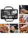 SKEIDO BBQ Tools Set 5-piece stainless steel barbecue tool set with professional knife brush fork clip spatula and convenient storage bag Suitable for outdoor barbecue and home barbecue