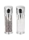 Regent Pillar Shape Salt And Pepper Set - 2 Pieces - Clear