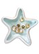 Tazweeq Ceramic Starfish Jewelry Tray Tray, Blue Jewelry Box Jewelry Tray, Ocean Style Ring Tray Jewelry Candy Tray, Key Bowl Entryway Table Earring Necklace Storage Tray Decoration