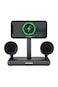 Qi2 Speaker Charging Dock with 16W HiFi Audio &amp; 15W Wireless Charging