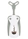 Plastic Winged Corkscrew Grey/White 24x8.8x1.2cm