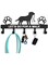 Decorative Wall-Mounted Key and Dog Leash Holder, 5 Hooks Organizer for Home Decor, Easy Installation, Ideal Gift for Dog Lovers, Sturdy and Durable Key Rack for Entryway, Hallway, or Living Room