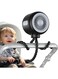 Ankila Oscillating Stroller Fan, Flexible Tripod, Clip-on for Car Seats, USB Rechargeable Battery Operated, 3 Speeds, Quiet Operation - Portable Baby Travel Gear for Camping, Tent, Crib, Bike