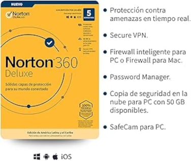 Norton Norton 360 Deluxe / Total Security 5 Devices 1 Year (5-Users)